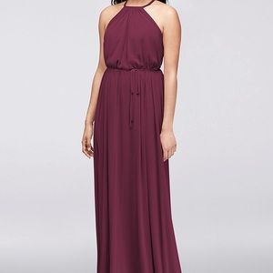 Once worn grey dress David’s bridal